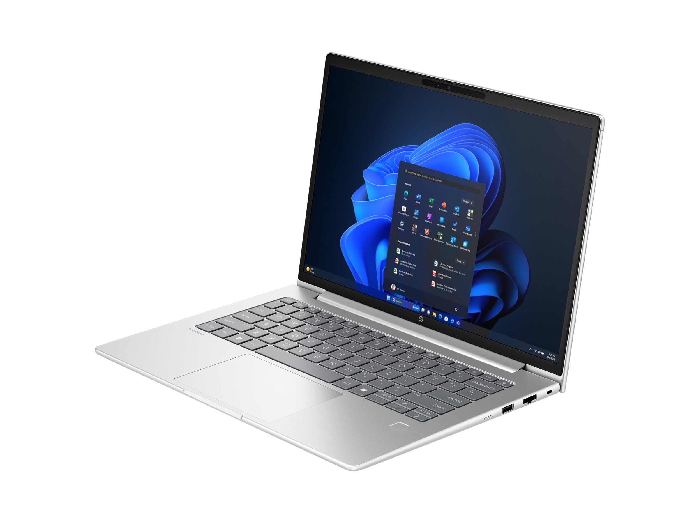 Laptop HP ProBook 4 G2i 4 G2i, 16.0 inch 1920 x 1200, Intel Core 7 350 (12 C / 14 T, 1.7 GHz - 4.7 GHz, 12 MB Intel Smart Cache cache, 28 W), 24 GB DDR5, 1 TB SSD, Intel Intel Graphics, Free DOS, Tastatura Romanian, Pike Silver