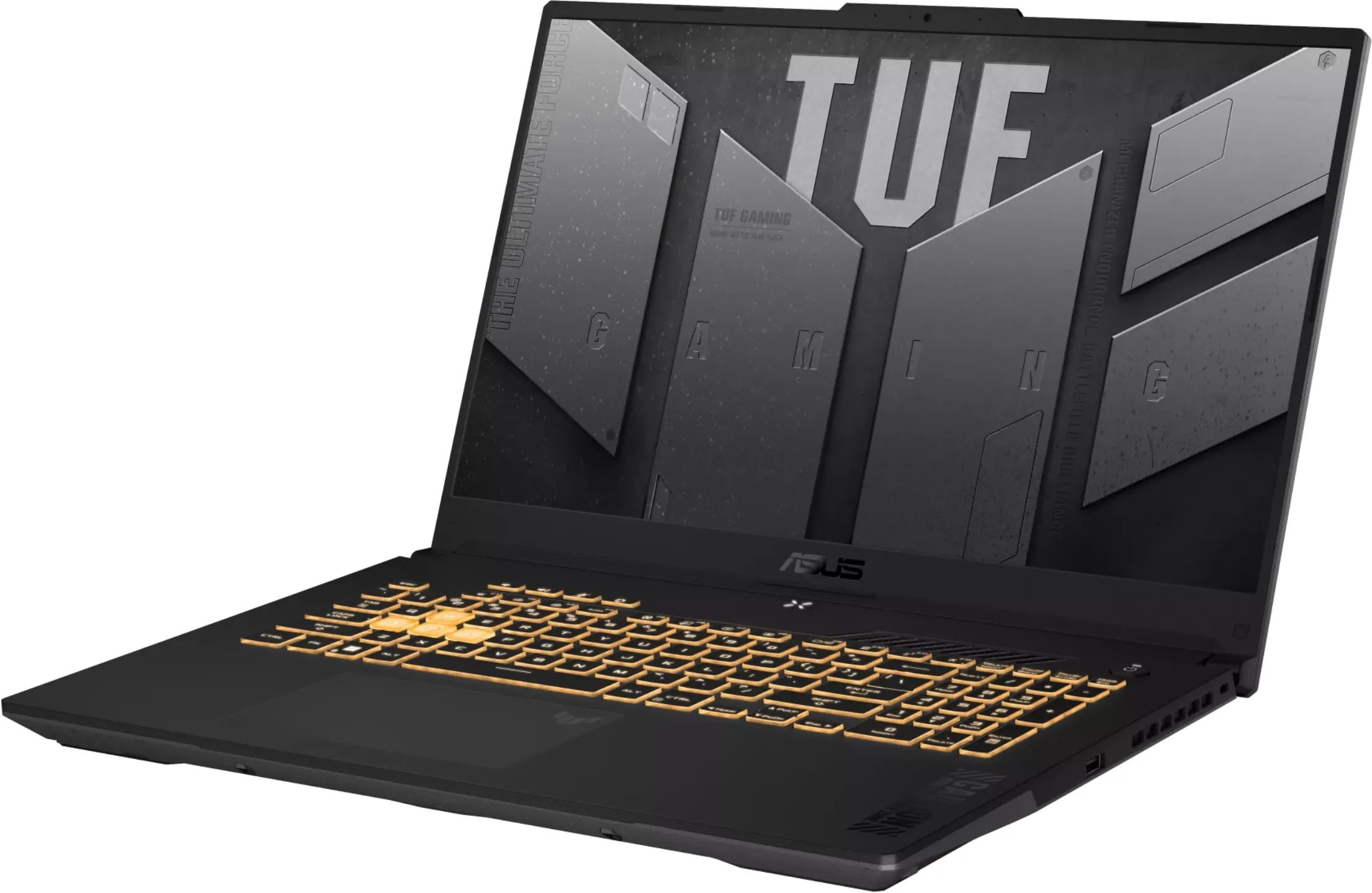 Laptop Gaming ASUS TUF Gaming F17, FX707VJB-HX082, display 17.3-inch, FHD (1920 x 1080), Value IPS-level, 16:9, 144Hz, 300nits, Anti-glare(AG) display, procesor Intel® Core™ 5 Processor 210H 2.2 GHz (12MB Cache, up to 4.8 GHz, 8 cores, 12 Threads), grafică NVIDIA® GeForce RTX™ 3050 Laptop GPU 6GB