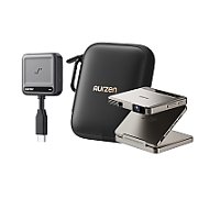 Videoproiector Aurzen ZIP Projector, 1920x1080, 16:9, 200 lm, LED, 30000 h, Wi-Fi, Gri