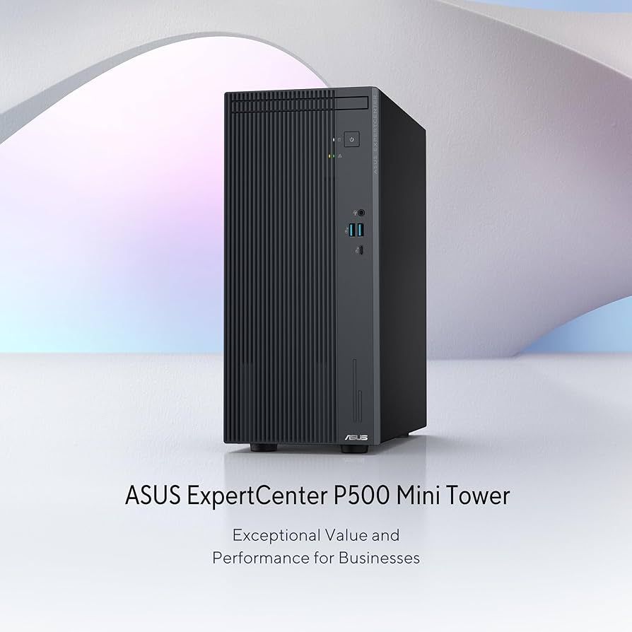 Desktop PC Asus P500MV Mini Tower, Intel Core 3 100U (6 C / 8 T, 1.2 GHz - 4.7 GHz, 10 MB cache, 15 W), 8 GB DDR5, 512 GB SSD, Fara unitate optica, Intel Intel Graphics Partajata, Nespecificat, Fara sistem de operare