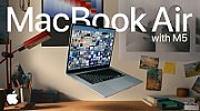 Laptop Apple MacBook Air 13 Air 13 with Liquid Retina (2026), 13.6 inch 2560 x 1664, Apple M5 10-core (10 C / 10 T, N/A - N/A, N/A cache, N/A), 24 GB LPDDR5X, 1 TB SSD, Apple 10-core GPU, macOS, Tastatura English INT, Silver