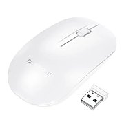 MOUSE Borofone  BG14 , PC sau NB wireless 2.4GHz, 1000 CPI, butoane/scroll 3/1, alb, 6941991113383  (timbru verde 0.18 lei)