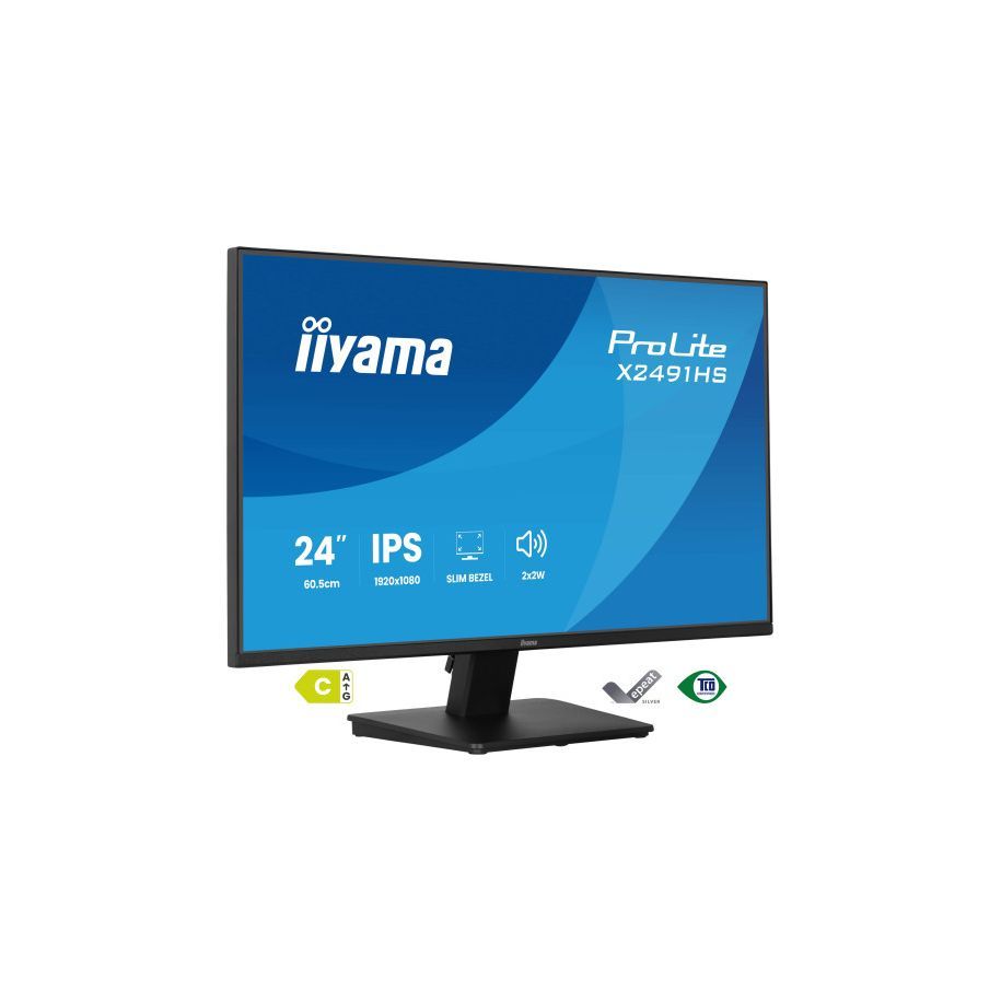 IIYAMA 60,5cm (23,8 ) X2491HS-B1 16:9 HDMI+DP IPS Speaker
