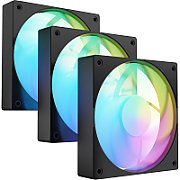 SET OF 3 FANS FURY SAI S12 ARGB PWM BLACK