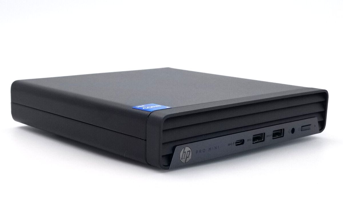 Desktop PC HP Pro Mini 400 G9 Mini PC, Intel Core i3-13100T (4 C / 8 T, 2.5 GHz - 4.2 GHz, 12 MB cache, 35 W), 16 GB DDR4, 256 GB SSD, Fara unitate optica, Intel UHD Graphics 730 Partajata, 90 W - adaptor extern, Windows 11 Pro