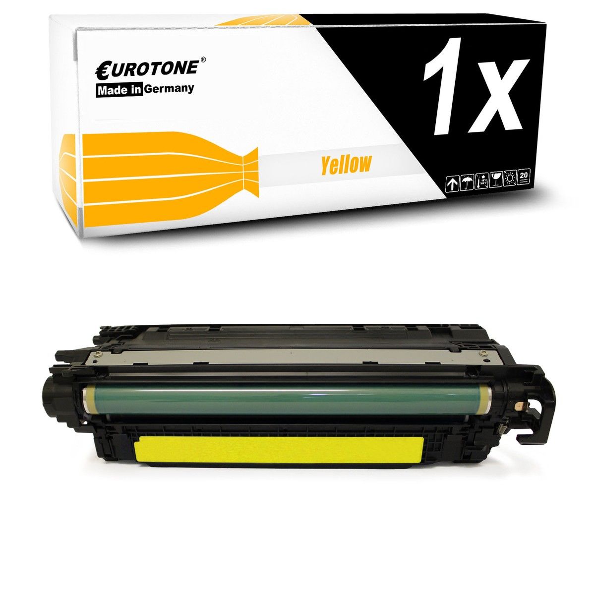 HP 654A Cyan LaserJet Tonerpatrone