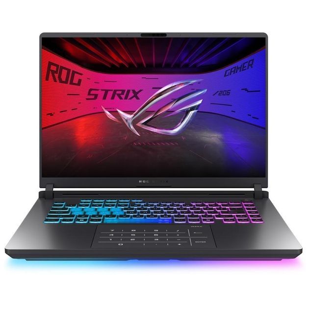 Laptop Gaming ASUS ROG Strix G16, cu procesor AMD Ryzen 9 8940HX, 16'' IPS, 16 GB DDR5, 512 GB, nVidia GeForce RTX 5050, 8GB GDDR7, Fr OS, 2 ani Garantie