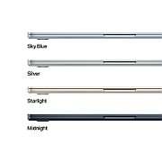 Laptop Apple MacBook Air Z1LZ000YG, 15.3 inch 2880 x 1864, Apple M5 10-core (10 C / 10 T, N/A - N/A, N/A cache, N/A), 24 GB LPDDR5X, 512 GB SSD, Apple 10-core GPU, macOS, Tastatura US English, Sky Blue