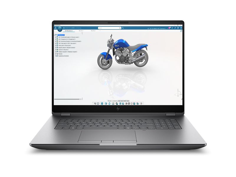 Laptop HP ZBook Fury ZBook Fury G1i, 18 inch 2560 x 1600, Intel Core Ultra 9 285HX (24 C / 24 T, 2.1 GHz - 5.5 GHz, 36 MB cache, 55 W), 32 GB DDR5, 1 TB SSD, Nvidia RTX PRO 3000, Windows 11, Tastatura US, Silver