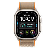 Curea pentru Apple Watch 49mm Sand Trail Loop - M/L - Natural Titanium Finish