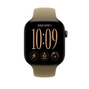 Apple Watch 46mm Sport Band: Olive Sport Band - M/L