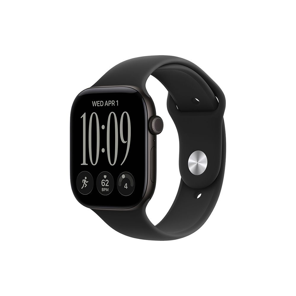 Apple Watch S12 GPS 42mm Black Aluminium Case with Black Sport Band - S/M