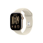 Apple Watch S12 Cellular 42mm Light Gold Aluminium Case with Sand Sport Band - S/M