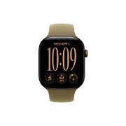 Apple Watch S12 Cellular 42mm Dark Bronze Aluminium Case with Olive Sport Band - S/M