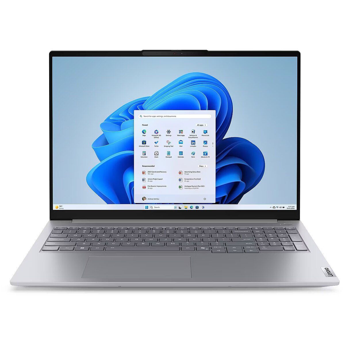 Laptop Lenovo ThinkBook 16 G8 IRL 21SKA0G0RI, 16 inch WUXGA, Intel Core Ultra 5 135H (14 C / 18 T, 1.2 GHz - 4.6 GHz, 18 MB Intel Smart Cache cache, 28 W), 16 GB DDR5, 512 GB SSD, Intel Intel Arc Graphics, Fara sistem de operare, Tastatura English INT, Arctic Grey