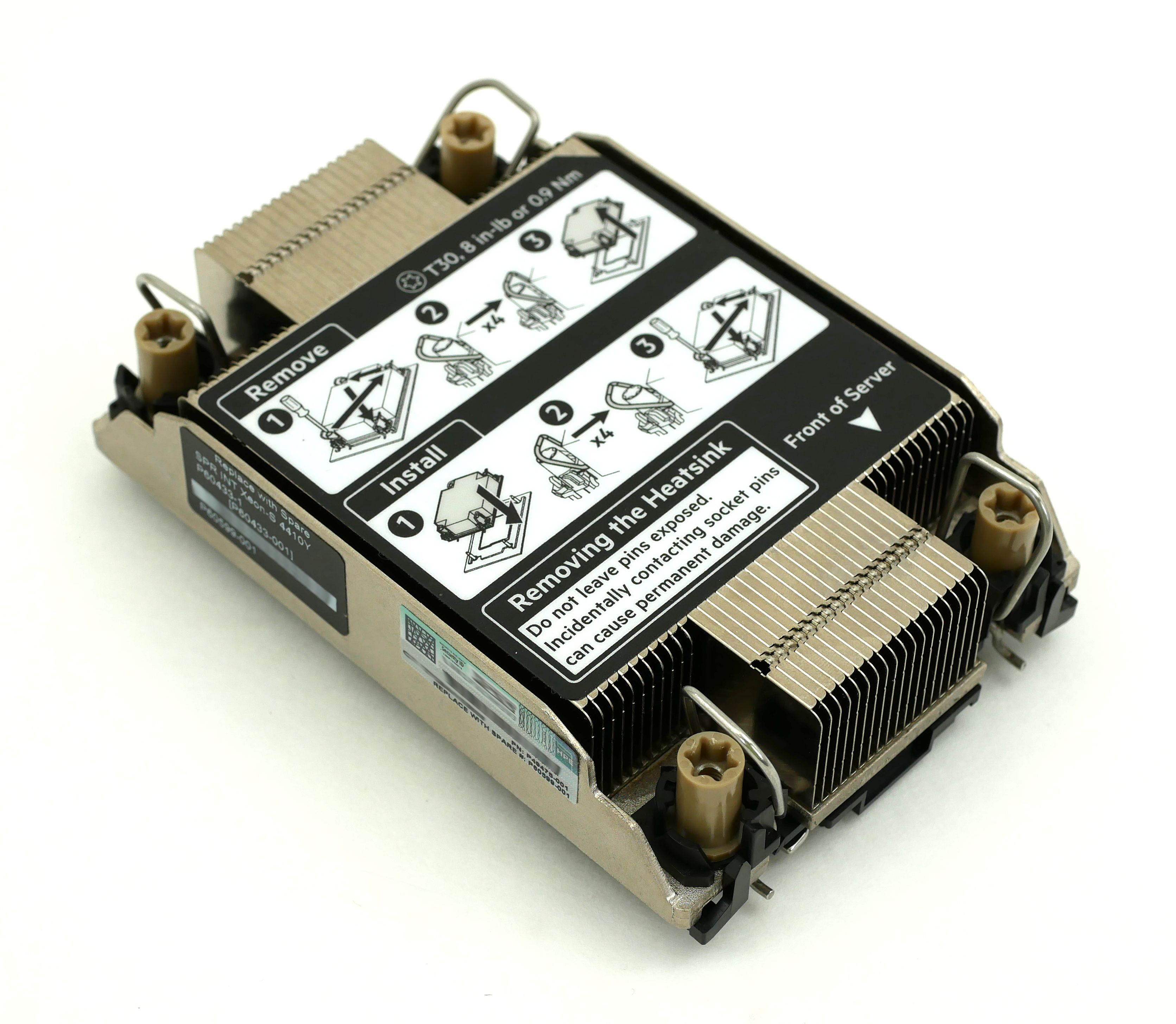 HPE ProLiant DL360 DL380 G11 G12 1U Standard Heat Sink