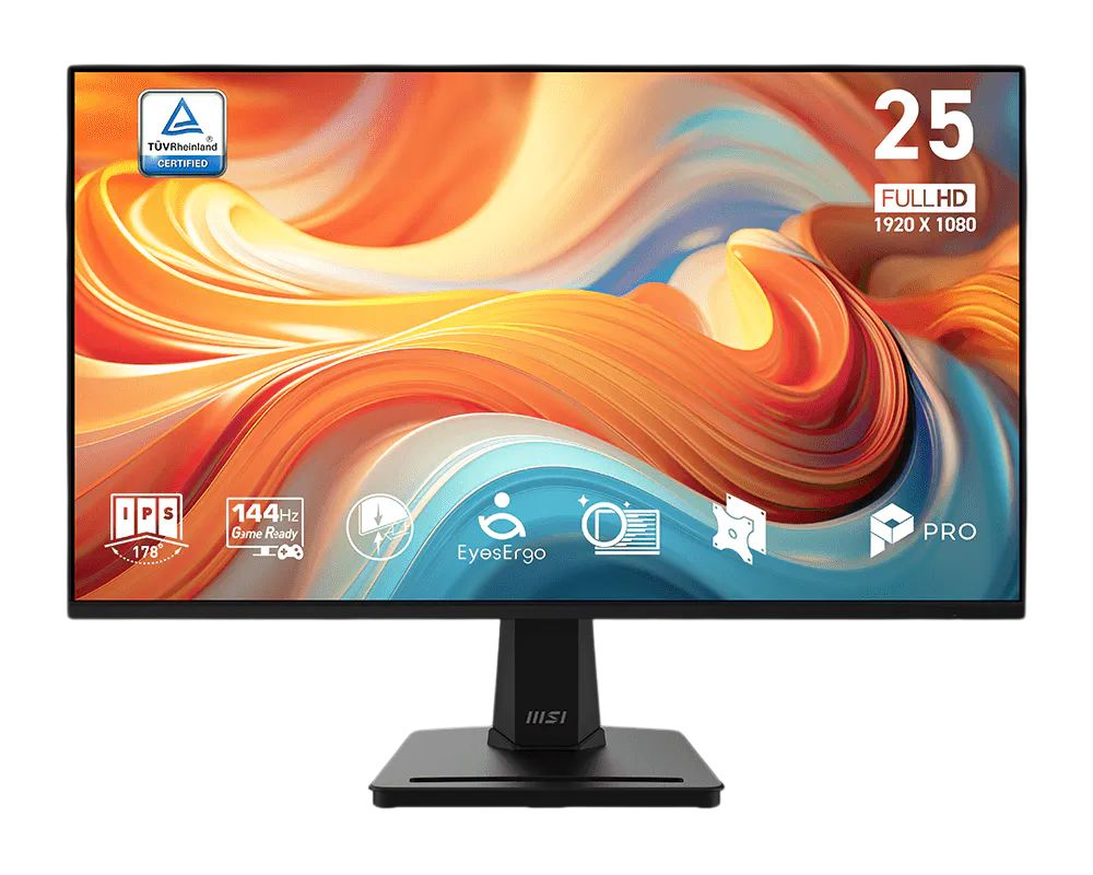 MSI Pro MP251 E14L computer monitor 62.2 cm (24.5 ) 1920 x 1080 pixels Full HD Black