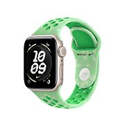 Curea pentru Apple Watch 40mm Green Spark Nike Sport Band - M/L