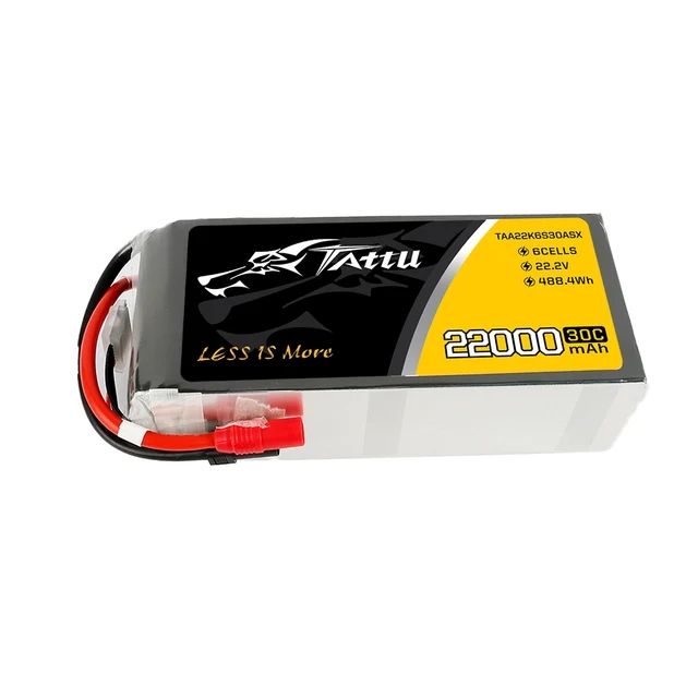 Baterie Tattu 22000mAh 22.2V 30C 6S1P LiPo AS150+XT150