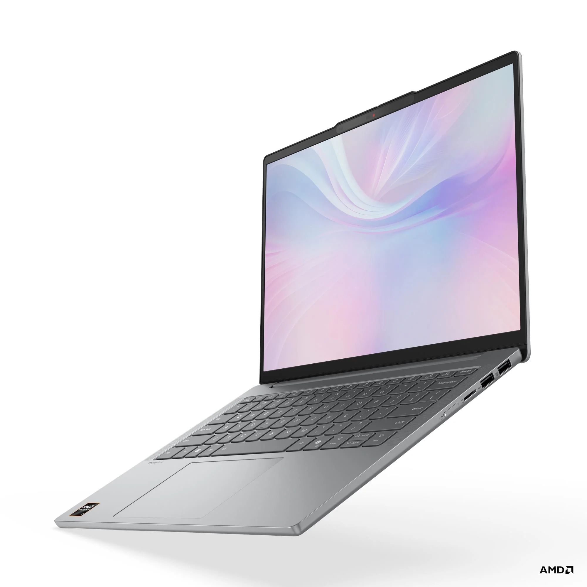 Laptop Lenovo IdeaPad Slim 5 14AKP10 83HX00F8RM, 14 inch 1920 x 1200, AMD Ryzen AI 5 330 (4 C / 8 T, 2.0 GHz - 4.5 GHz, L2 Cache: 4 MBL3 Cache: 8 MB cache, 28 W), 16 GB DDR5, 512 GB SSD, AMD Radeon 820M, Free DOS, Tastatura English, Luna Grey