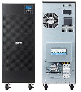 UPS Eaton 9E6KI, 6000 VA, 4800 W, cu management, on-line double-conversion, 1x USB, 12V 9Ah Sealed Lead-acid, LCD, Tower, Negru