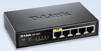 Switch D-Link DES-1005P/E, 5 porturi 10 / 100 Mbps