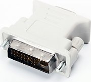 ADAPTOR video SPACER, DVI-I DL (T) la VGA (M), alb,  SPA-DVI-VGA  (include TV 0.06 lei)